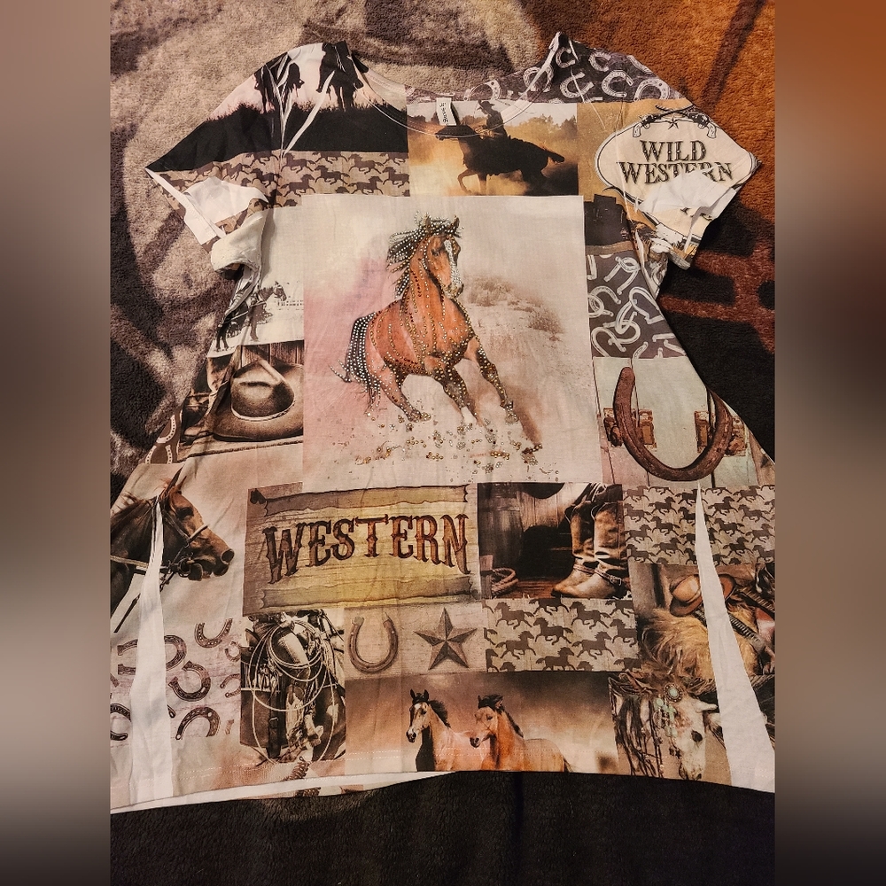 Womens Western Blouse